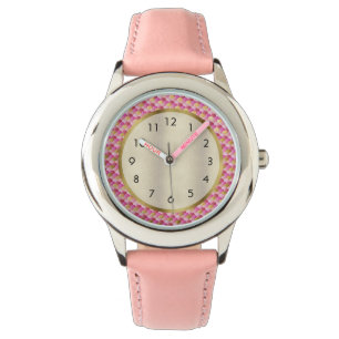Montre Éscaliers de sirènes d'or rose