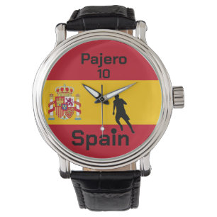 Montre Espagnol Football, personnalisable