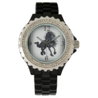 Étalon friésien cheval de beauté noir