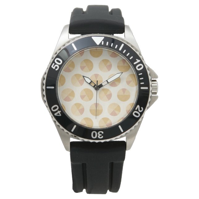 Montre Étape Geo Sud-Ouest | Motif orange cercle (devant)