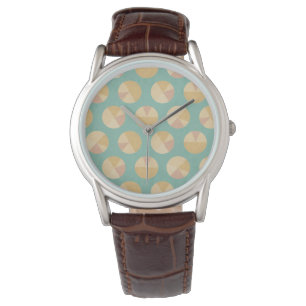 Montre Étape Geo Sud-Ouest Motif orange et vert