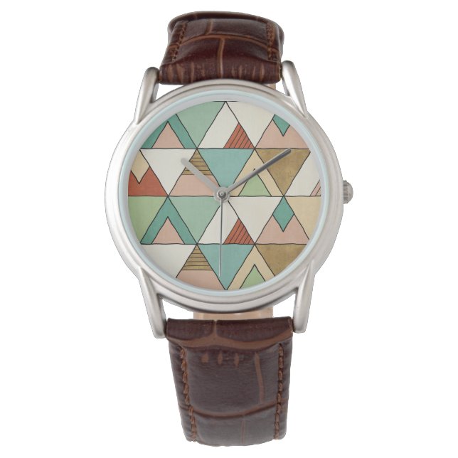 Montre Étape Geo Sud-Ouest | Motif tribal tiré à main (devant)