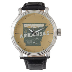 Montre État de Retro Arkansas