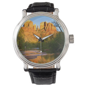 Montre États-Unis, Arizona. Cathedral Rock au coucher du