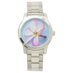 Montre États-Unis, Hawaï, Oahu, Fleurs de plumeria en fle
