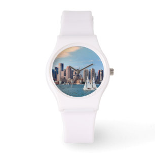 Montre États-Unis, Massachusetts. Skyline du front de mer