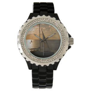 Montre États-Unis, Texas, South Padre Island. Voilier