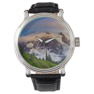 Montre États-Unis, Washington, Mt. Rainier. Soleil du mat