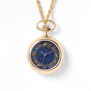 Montre étoiles de la constellation de lune de soleil zodi