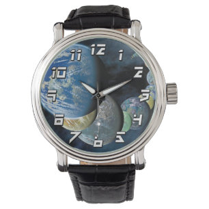 Montre Étrange Nouveau Monde Alien Planète Montage