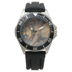 Montre Étude d'un lion (par Edwin Henry Landseer)