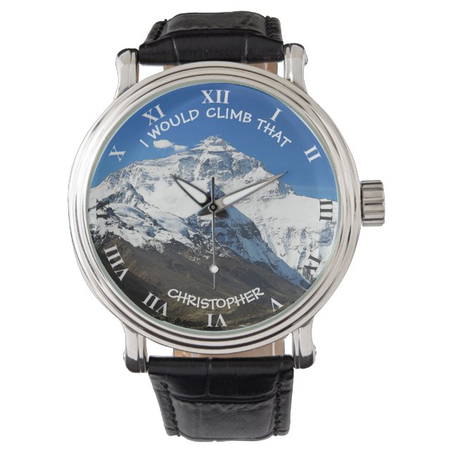 Montre Everest Chomolungma Je Monterais Cet Escalade (devant)