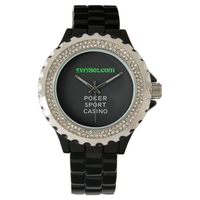 Montre EvryBet Watch noir (devant)
