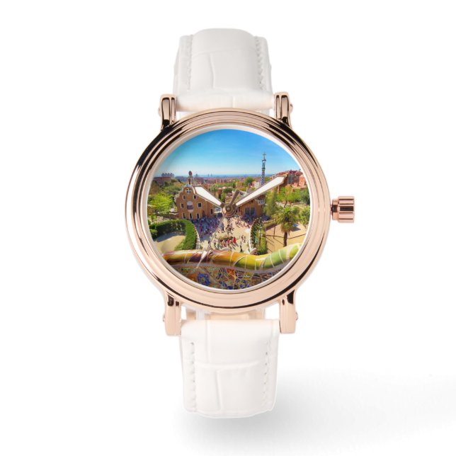 Montre eWatch Barcelone Parc Guell (Recto)