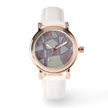 Montre eWatch Violet Abstrait