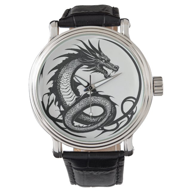 Montre eWatch Watch Dragon Design. (devant)