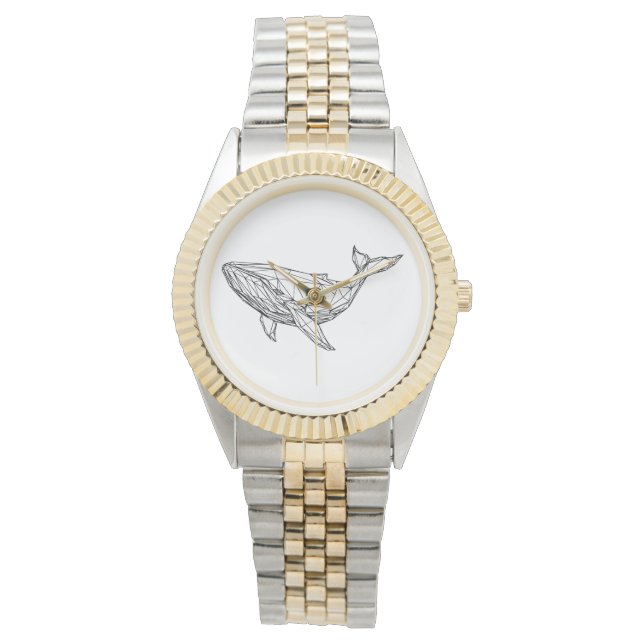 Montre eWatch Watch Minimalist Geometric Whale (devant)