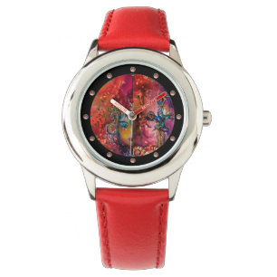 Montre EXCALIBUR, Imaginaire bleu pourpre rouge épée Magı