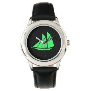 Montre Expédition de la clipper Ocean Glow_Green-on-Black