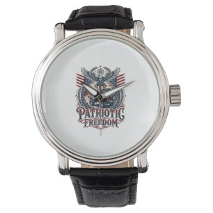 Montre Explorateur de route désertique patriotique