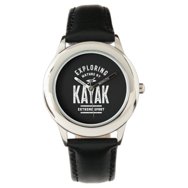 Montre Exploration de la nature par Kayak - Kayaking Gift (devant)