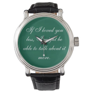 Montre Expression d'amour (vert)