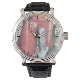 Montre Extincteur sur Camion de Pompiers