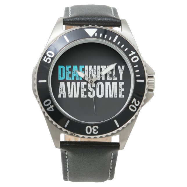 Montre Extrêmement génial - Sensibilisation Sourde (devant)