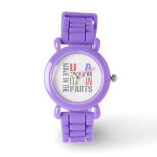 Montre Fabriqué aux États-Unis avec des pièces italiennes