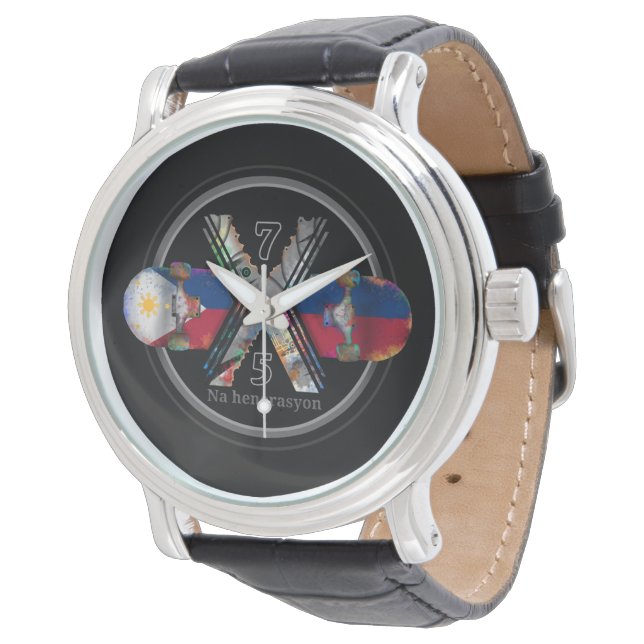 Montre Fabriqué aux Philippines 1975 (Incliné)