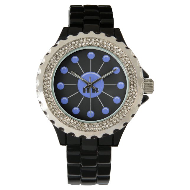Montre Face de l'horloge à bille rétrospective - Périwink (devant)