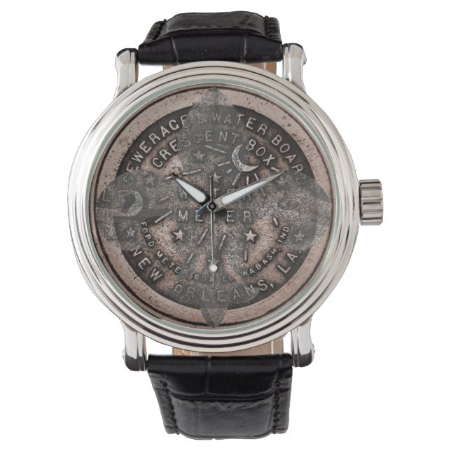 Montre Face de l'horloge Fleur De Lid (devant)