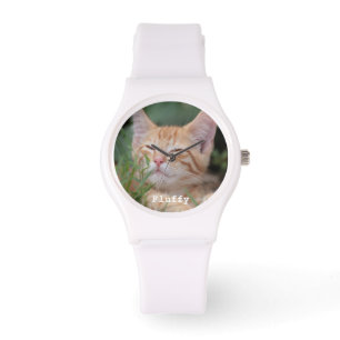 Montre faite sur commande de photo d'animal