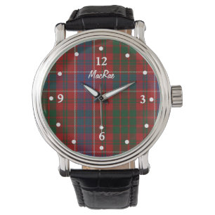 Montre faite sur commande faite face par plaid