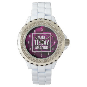 Montre Faites aujourd'hui Extraordinaire Purple Rose Insp