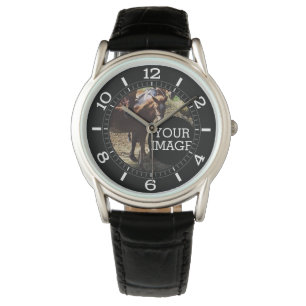 Montre Faites de votre propre ici un numéro élégant