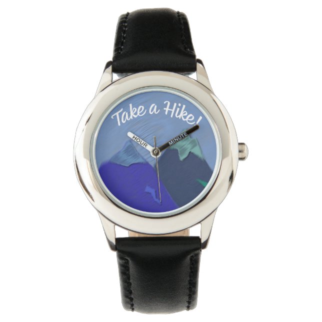 Montre Faites une randonnée pédestre au sommet d'une mont (devant)