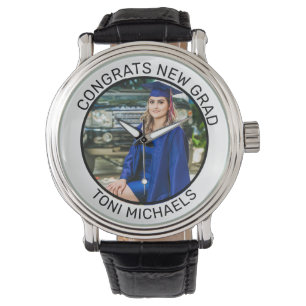 Montre Faites votre propre photo personnalisée Graduation