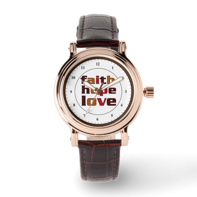 Montre Faith Hope Love Browves Watch (Recto)