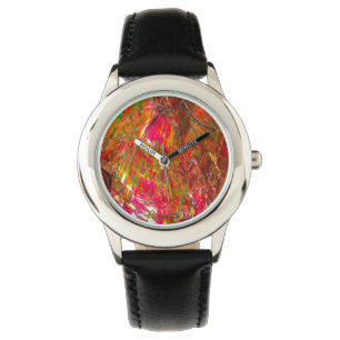 Montre Falln Coucher de soleil tropical Ammolite