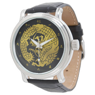 Montre Famille Japonaise Crest-Dragon
