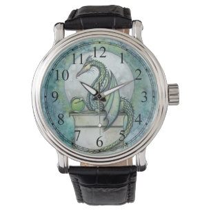 Montre Fantaisie d'art du dragon vert