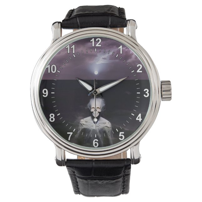 Montre Fantôme en mer - Peinture à l'huile (devant)
