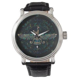 Montre Farohar - Faravahar - Marbre et or de Fravashi