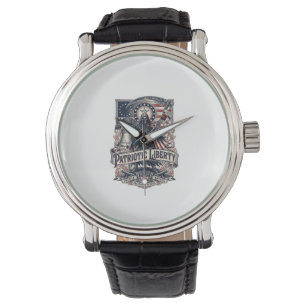 Montre Faucheuse de Liberté Patriotique Squelette de Patr