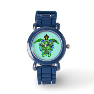 Montre Faune - Mer TURTLE - Amoureux des animaux - Nature