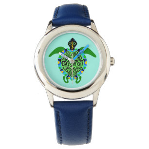 Montre Faune - Mer TURTLE - Nature - Aqua -