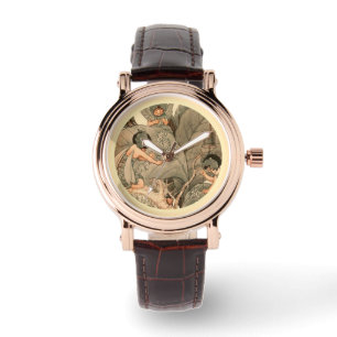 Montre Fées des feuilles réparant les feuilles