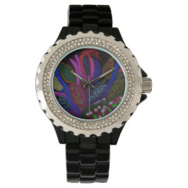Montre féminine couleur sous-marine