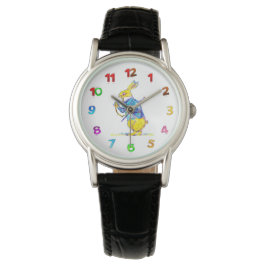 Montre féminine de lapin blanc